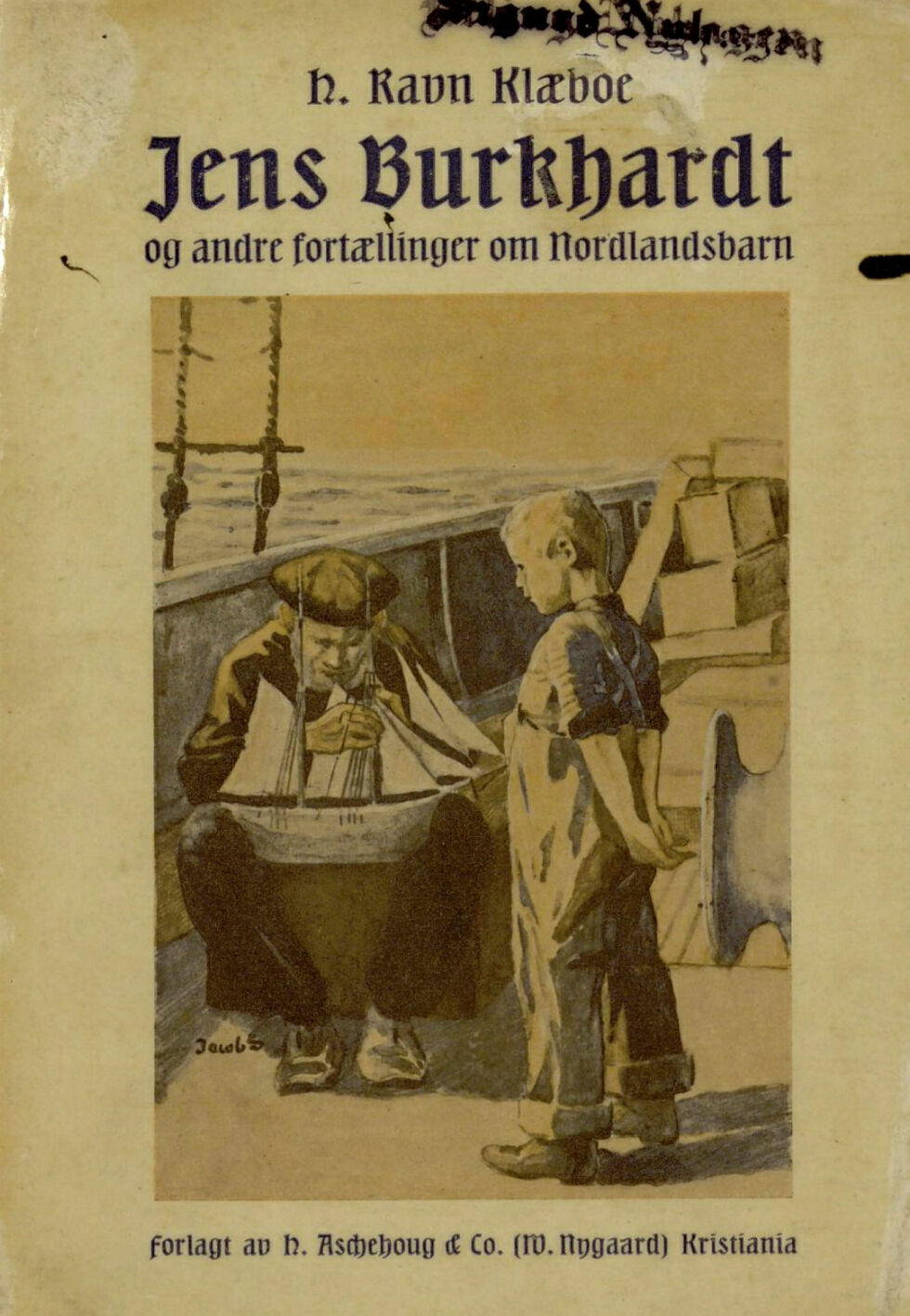Omslaget til boken Jens Burkhardt.
 Foto: omslag