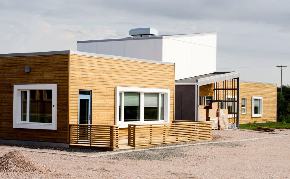 Den nye tannklinikken i Vadsø er i ferd med å ferdigstilles, og i september blir det åpning, blant annet med åpent hus for publikum.
 Foto: Maria Borch Mietinen, Finnmark fylkeskommune
