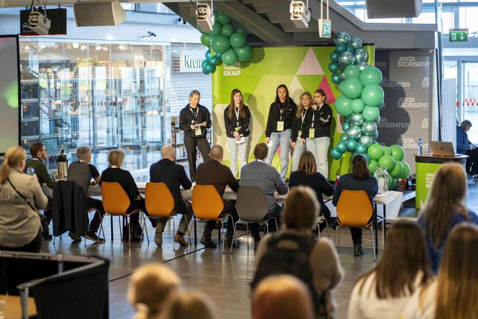 Over 80 ungdomsbedrifter skal møtes under mesterskapet i Tromsø, noe som er ny deltakerrekord. Hele dag to under mesterskapet vil pågå på Jekta Storsenter.
 Foto: UE Arktis