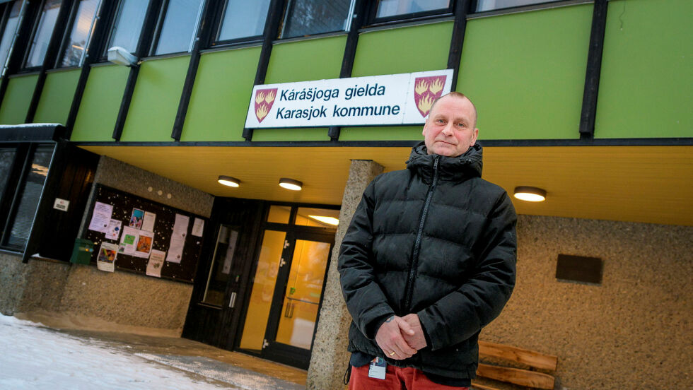 Kommunedirektør Ronny Berg styrer Karasjok kommune i pluss.
 Foto: Cecilie Bergan Stuedal