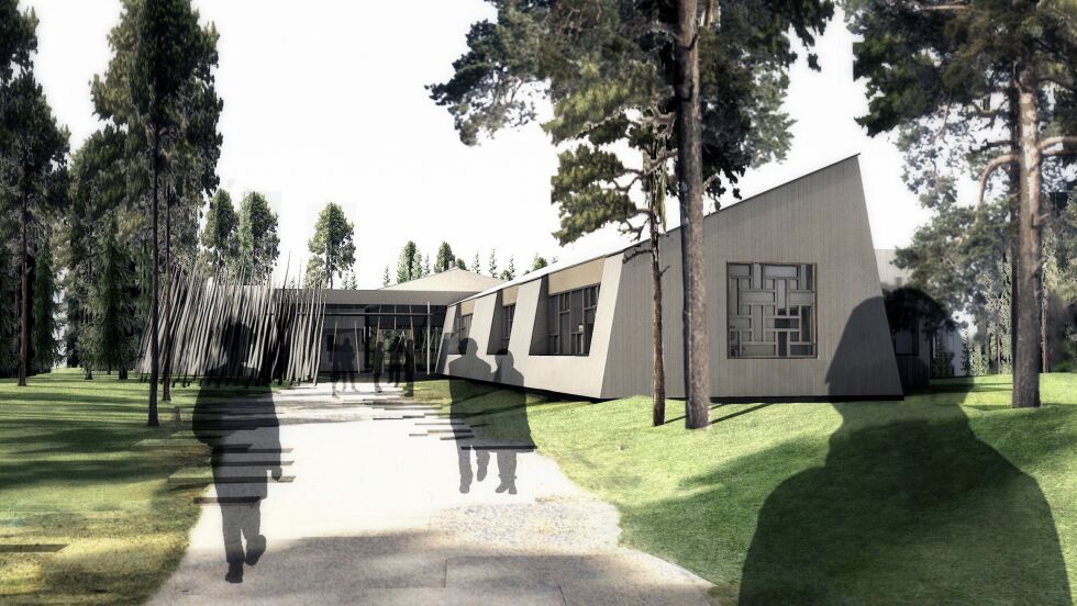 Slik kan Saemien Sijtes nye bygg ved Horjemstangen bli seende ut.
 Foto: Illustrasjon: Tyin tegnestue Arkitekter