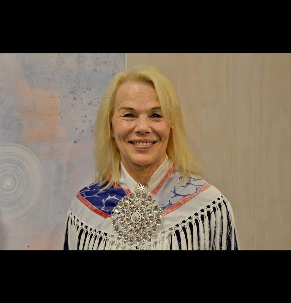 At sameflagget har en lengere historie, og en reise i kreativitet, begeistrer Synnøve Persen.
 Foto: Steinar Solaas