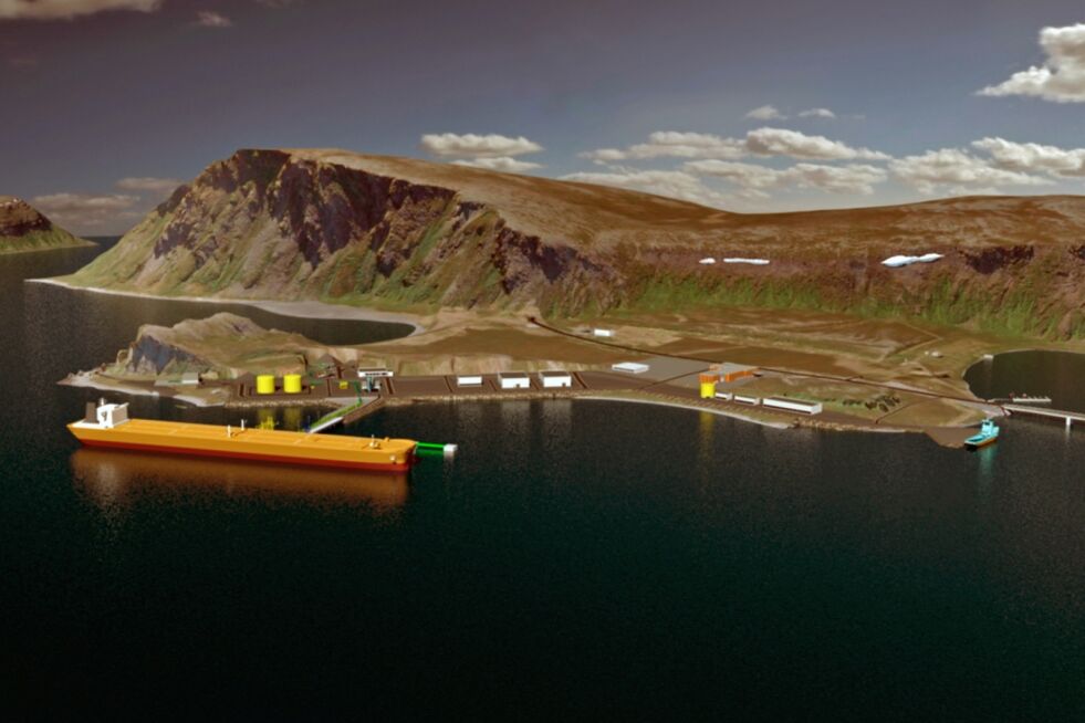 Stortinget har fattet vedtak om at det bør planlegges oljeterminal «på Veidnes i Finnmark». Det er steder både i Berlevåg og Lebesby kommuner som heter Veidnes. Stedet på bildet heter imidlertid Veidneset, ifølge Statens kartverk.
 Foto: Equinor