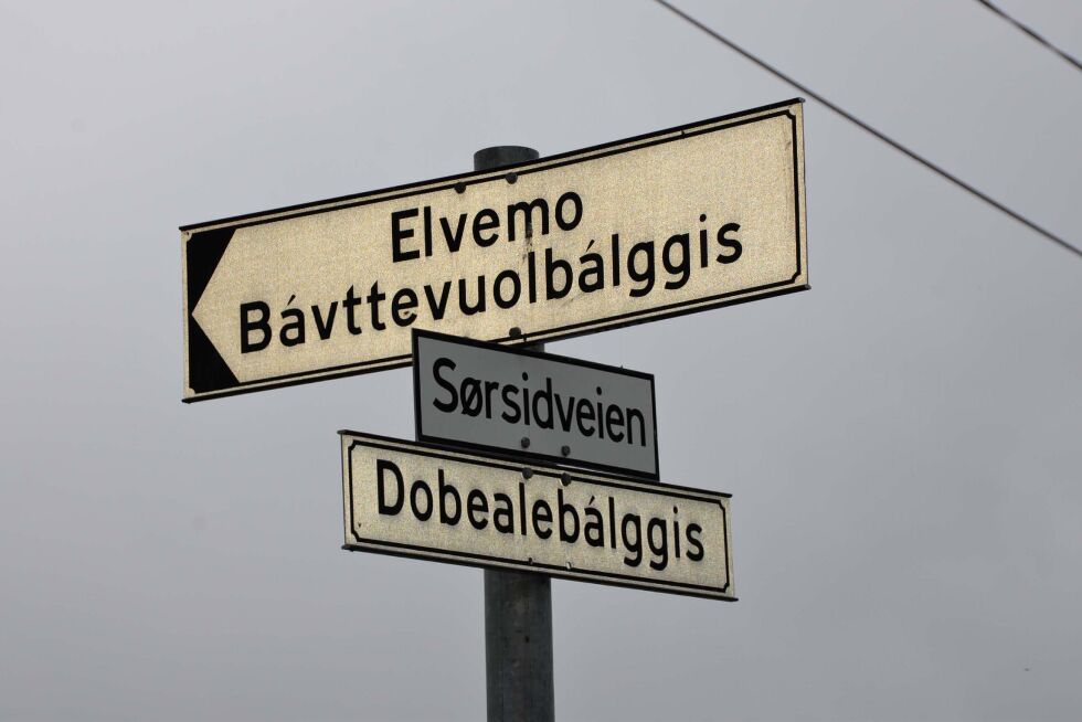 De fire veiene i Narvik med samiske navn ligger i Vassdalen og Kvanndalen. Det er Vassdalsveien/Áravuomebálggis, Sørsidveien/Dobealebálggis, Elvemo/Bávttevuolbálggis og Kvanndalsveien/Gobebálggis.
 Foto: Steinar Solaas