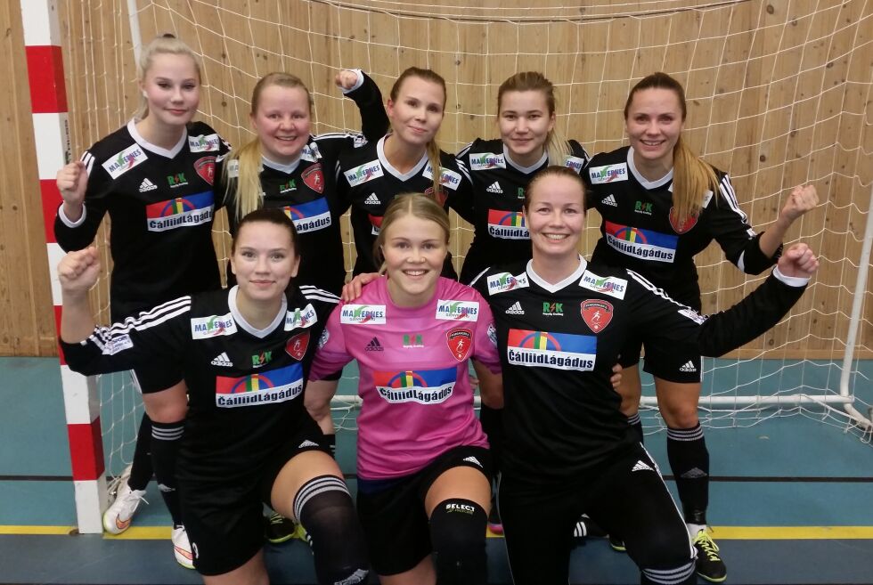 NM-SLUTTSPILL: PIL er søndag på plass i Bergen for å spille om tittelen som Norges beste futsallag for kvinner.
 Foto: Privat