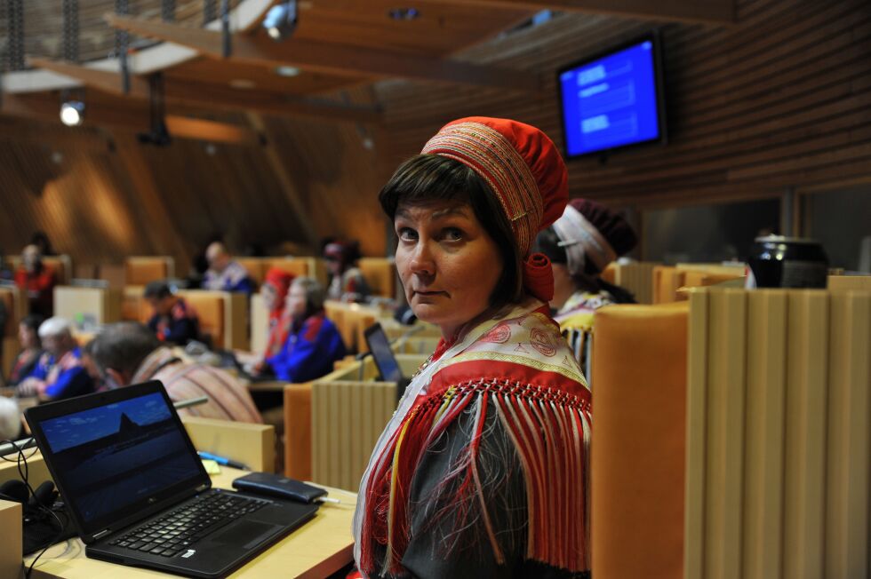 Sametingspresidenten legger opp til språkdebatt fredag.
 Foto: Erik Brenli
