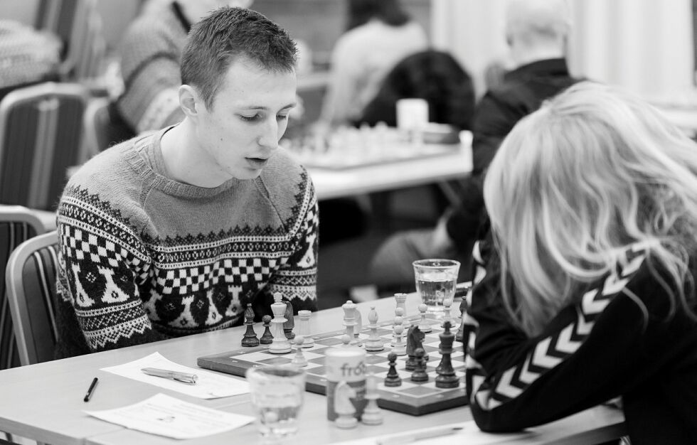 Tom Kristian Stavseth vant alle sine partier, og var med på det suverene vinnerlaget til Vadsø 1.
 Foto: Pål Norvoll
