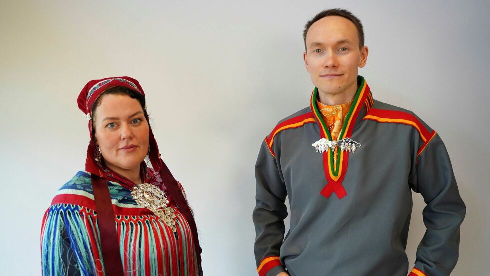 Frontfigurene i NSR Silje Muotka og Runar Myrnes Balto mener hensynet til forurensing og urfolksrettigheter var utslagsgivende for at kobbergiganten Aurubis er ute av Nussir-prosjektet.
 Foto: Pressefoto