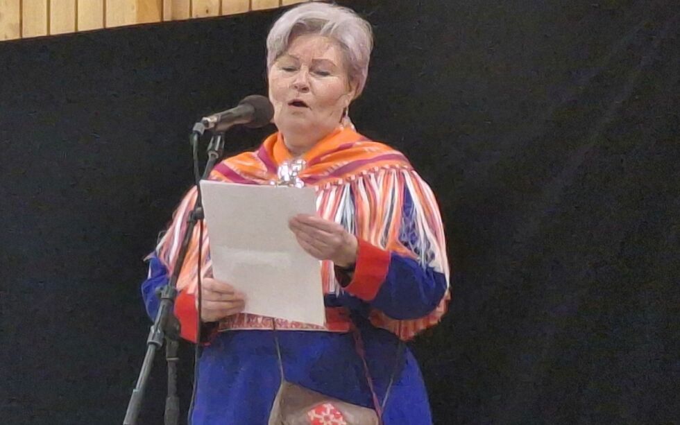 Sametingsråd Elisabeth Erke (Sp).
 Foto: Torbjørn Monsen