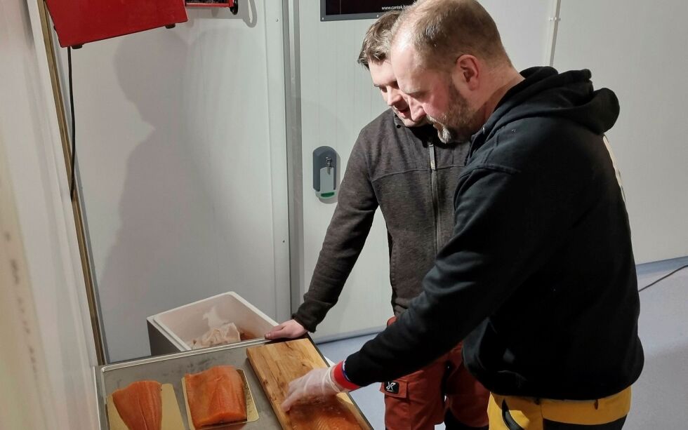 Nikolaj og Mattis gjør klar pakningene de skal ta med til Kirkenes når de drar rundt fjorden i forbindelse med Barents Spektakel.
Alle foto: Torbjørn Ittelin
