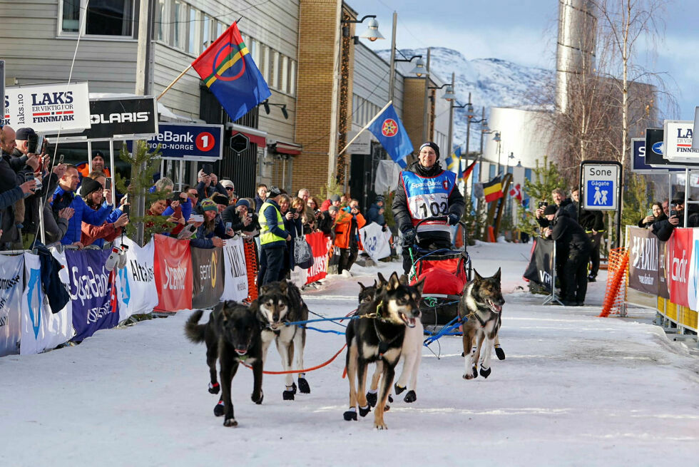 Ronny Wingren tok seieren i FL-600 i Finnmarksløpet.
 Foto: Marit Leinan Abrahamsen