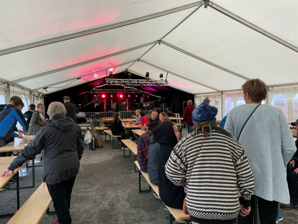 Festivalen hadde syv konserter i løpet av tre dager, alle utsolgt. Bildet er tatt lørdag formiddag.
 Foto: Birgitte Wisur Olsen