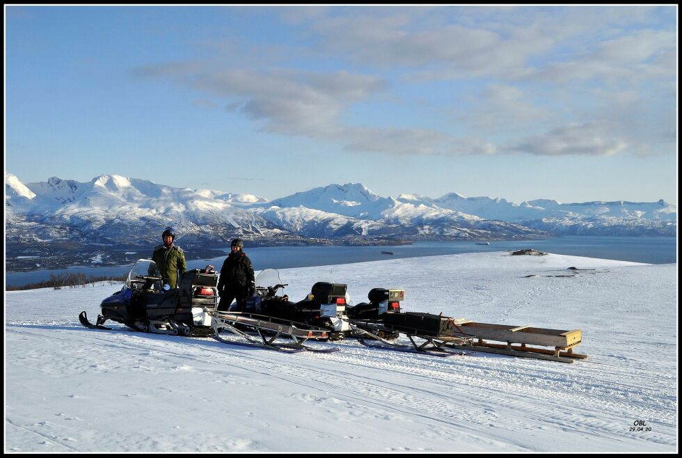 30. april var siste sneskuterdag i Narvik.
 Foto: Olav Berg Lyngmo