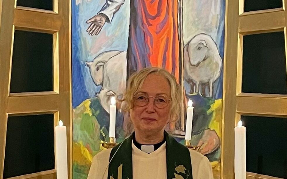 Kapellan Jill Sæterbø Kjølaas i Elverhøy menighet er i Kautokeino om dagen.
 Foto: Privat