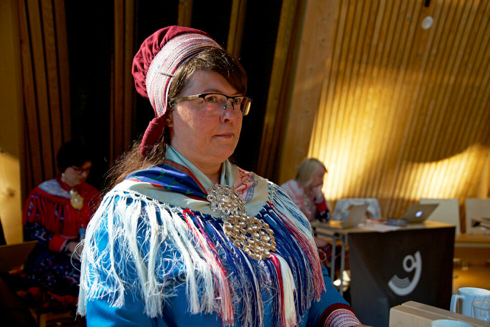Sametingsråd Berit Marie P. Eira Eira (Ávjovárri flyttsameliste)
 Foto: Steinar Solaas