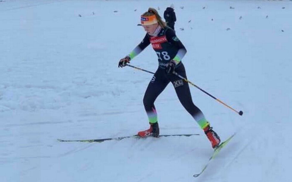 Vårin Olsen fra Alta IF var blant juniorene som leverte svært gode resultater under norgescup-helga på Nannestad.
FOTO: FINNMARK SKIKRETS