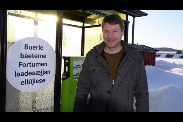 Verdenshistoriens første samiske ladestasjon