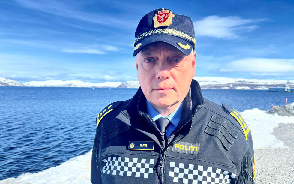 Politiinspektør Morten Daae i Finnmark politidistrikt.
 Foto: Politiet
