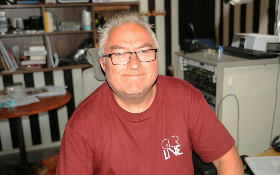 Redaktør Nils Martin Kristensen i Guovdageainnu Lagasradio (GLR). Foto: Rita Heitmann