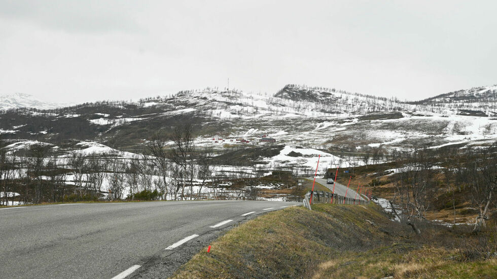 Fikk avslag: Her ved Ljøsenhammeren/Kvitberget i Bodø kommune ønsker MSA mineral AS å anlegge et steinbrudd. Det er i konflikt med Saltfjellet RBD.
 Foto: Irmelin Klemetzen