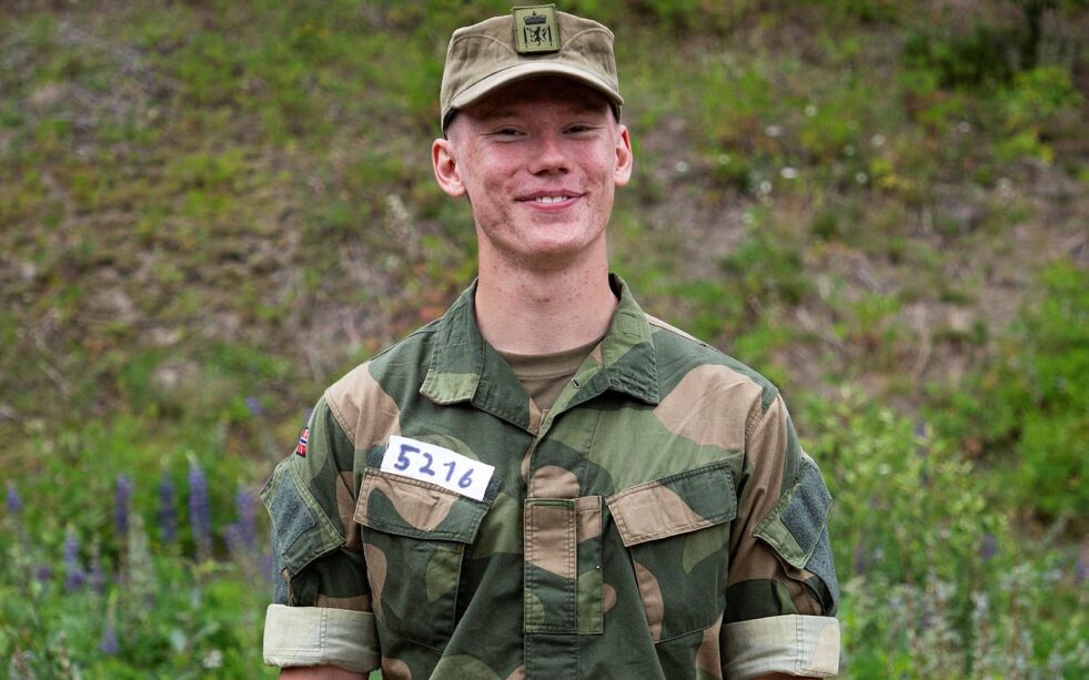 – Jeg tør påstå at dette har vært den beste militære opplevelsen så langt, sier Janos om Forsvarets opptak og seleksjon.
 Foto: Forsvaret