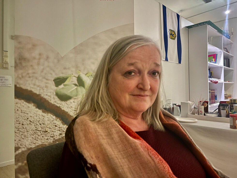 Ruth Eili Ruud er LEVE-fadder for Finnmark, og tok turen fra Nordreisa til Tana for å dele erfaringer og fortelle hvor viktig det er med trygge møteplasser.
 Foto: Birgitte Wisur Olsen