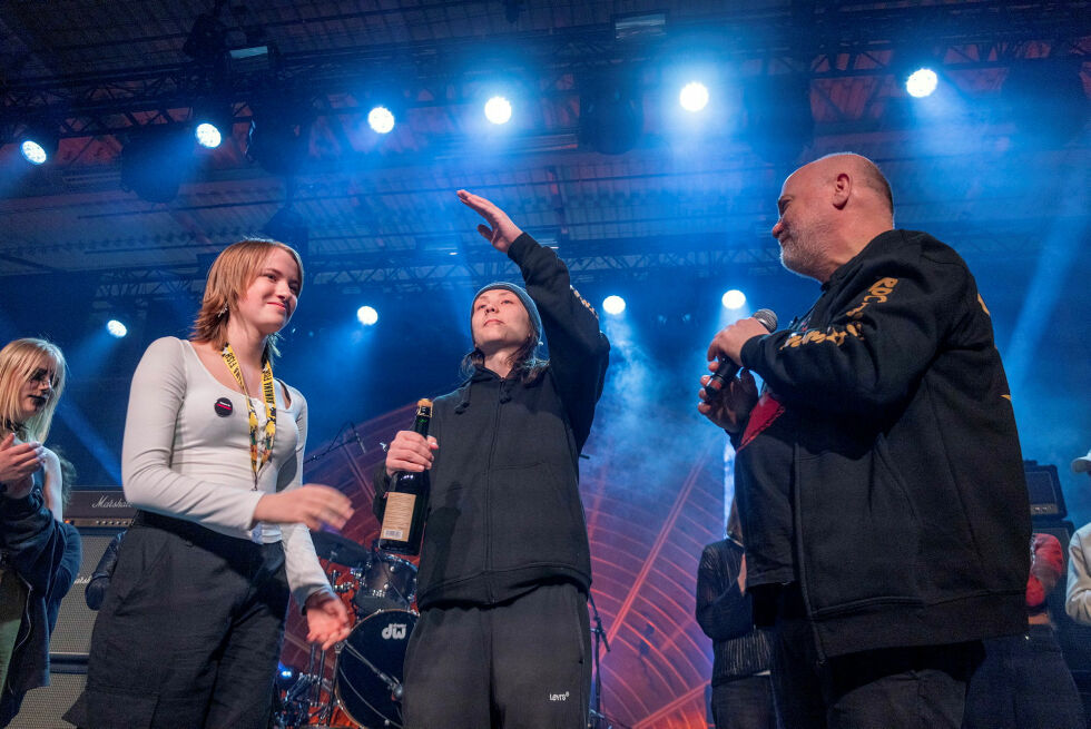 – God energi og publikumstekke, godt budskap, sa juryen om Storm Gabriel.
 Foto: Rock Mot Rus