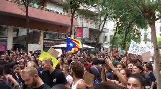 Demonstrasjon i Barcelona