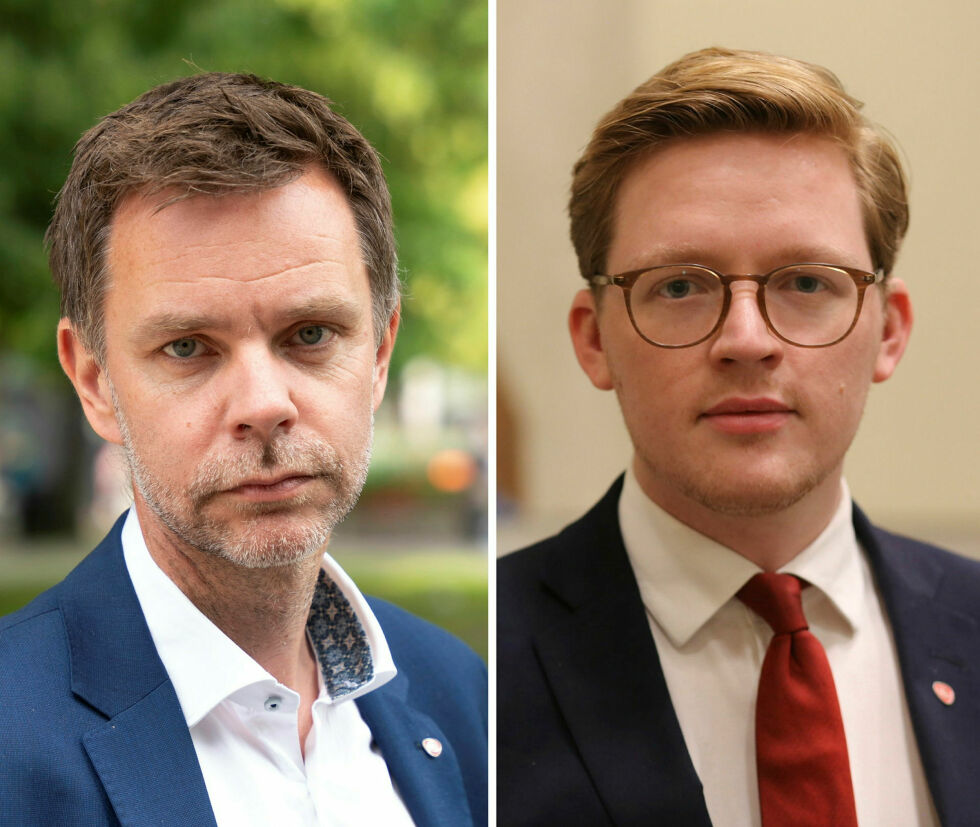 Truls Vasvik og Even A. Røed,  Arbeiderpartiet
 Foto: Presse