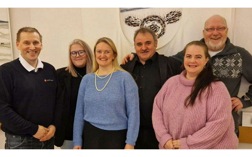 Porsanger FrP ser frem til årets valgkamp. Nyvalgt styre, fra venstre: Stig-Ronny Nilsen (leder), Renathe Solberg (studie- og medlemsansvarlig), Katri Helen Johansen, Torgeir Thomassen, Eirin Celin Sætrum og Fred Willy Persen (nestleder). Bjørn Bakkeby Karlsen og Tor Reidar Boland var ikke til stede.
 Foto: Porsanger FrP