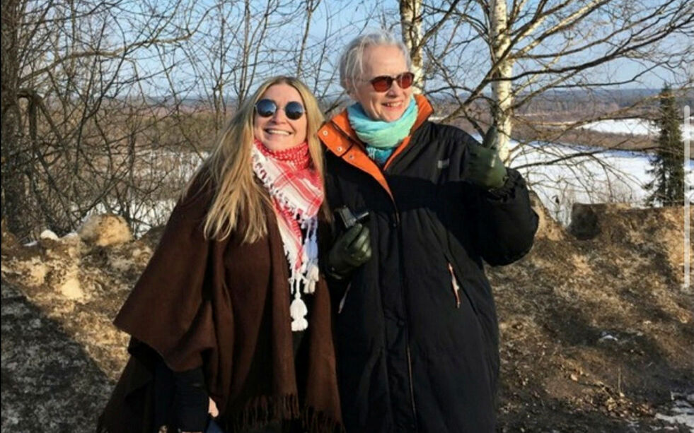 Lene E. Westerås og Käthe Øien.
 Foto: Privat