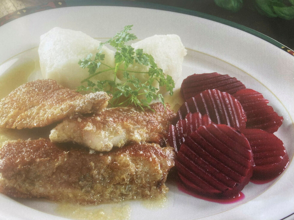 Operakjellerens stekte sild er blant signaturrettene på den velrenommerte restauranten i Stockholm, og har nå være servert i hundre år. Foto gjengitt fra boka «Nordiske nasjonalretter» med tillatelse fra forlaget.
 Foto: Norsk fakta forlag