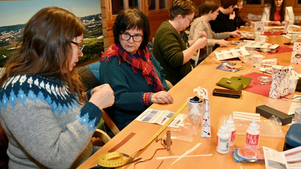 Karoline Salmila og Edith Påve.
 Foto: Irmelin Klemetzen
