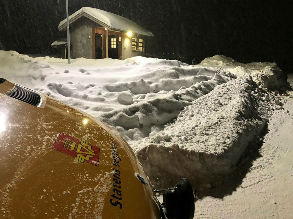 Onsdag denne uken tok Statens vegvesen Region nord en kontroll på grensa mellom Norge og Finland. FOTO: STATENS VEGVESEN