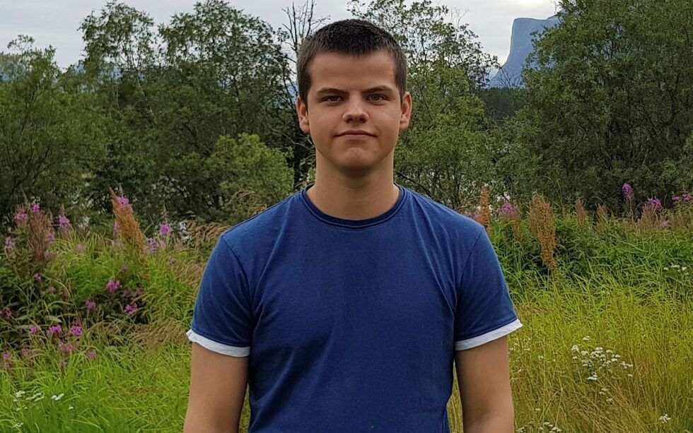 Mathias Bergmo i den nye ungdomsorganisasjonen ønsker å videreføre kampen for det kvænske og finske. 
FOTO: Kvensk Finsk Riksforbund
