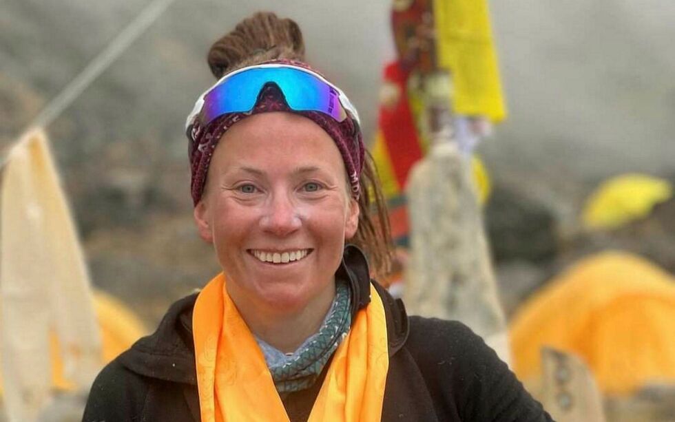 Kristin Harila har igjen vært på verdens høyeste fjell, Mount Everest og nabofjellet Lhotse, og igjen som verdens raskeste kvinne til å nå disse to toppene.
FOTO: 8EXPEDITIONS