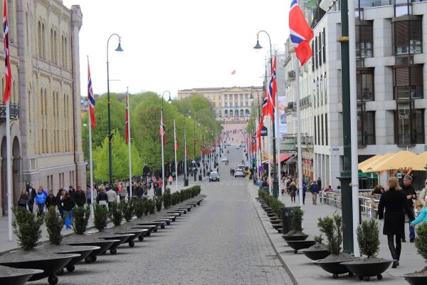 Karl Johans gate er historie