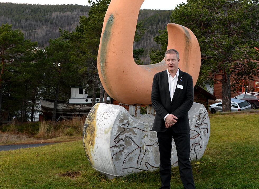 Nytilsatt rådmann i Tysfjord, Oddbjørn Nilsen, er klar til å rette opp en skakkjørt kommune.
 Foto: Steinar Solaas