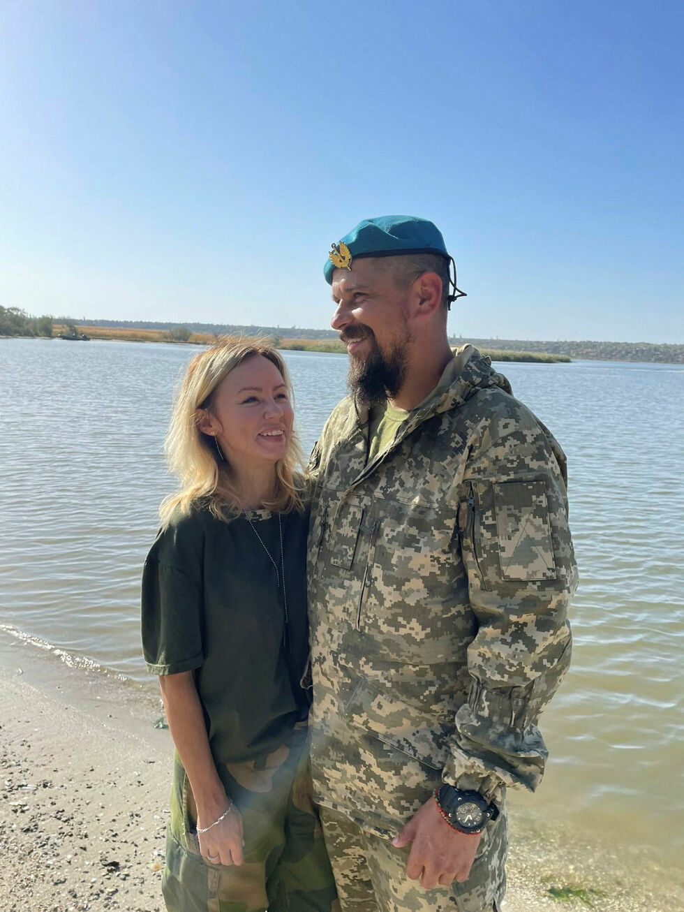Sandra Andersen Eira fant kjærligheten i ukrainske Aleksandr.
 Foto: privat
