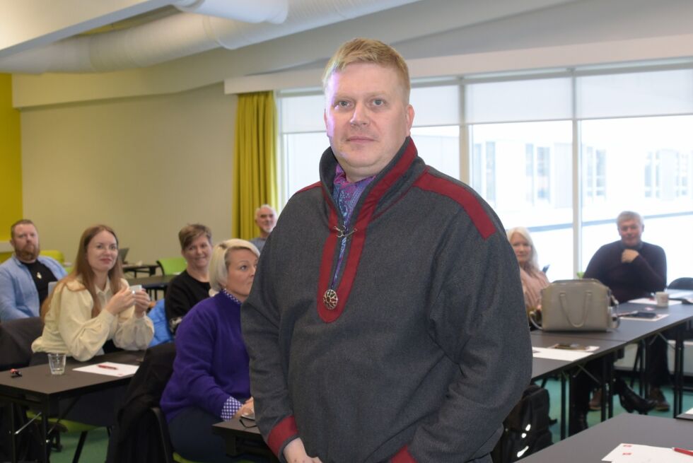 Ronny Wilhelmsen toppr for Bargiidbellodat, og han er også den første som er offisielt lansert som presidenkandidat for partiet.
 Foto: Lars Birger Persen
