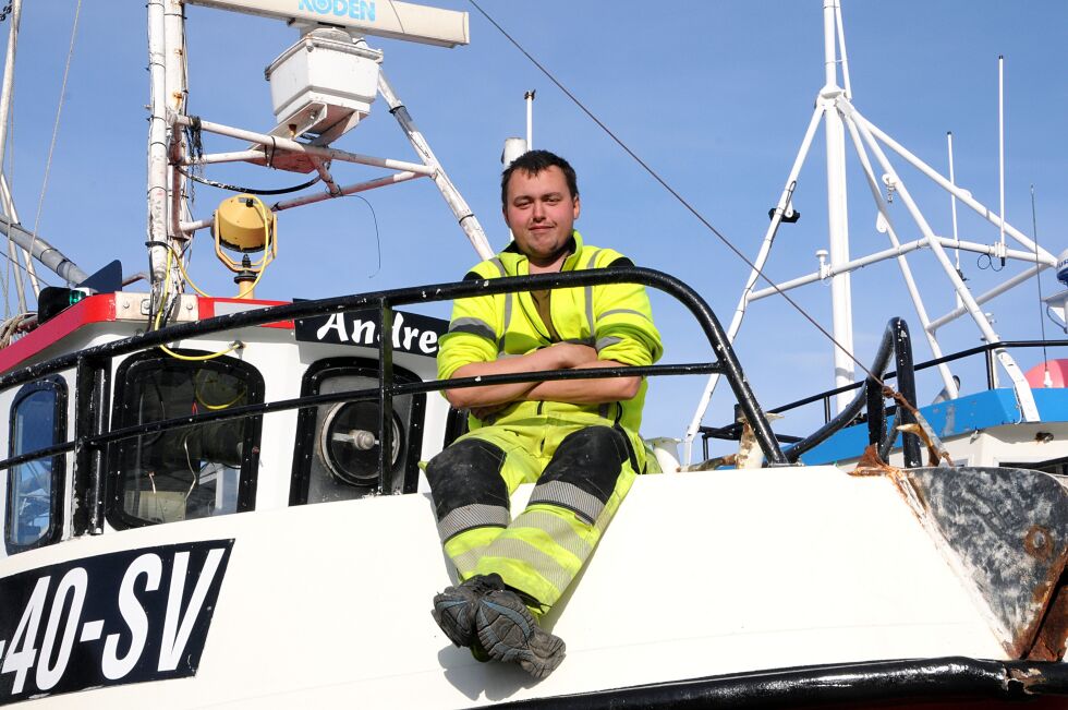 Helt fra han var guttunge har Chris Thorsen hatt lyst til å bli fisker, og han kan ikke tenke seg noen annen jobb.
 Foto: Hallgeir Henriksen