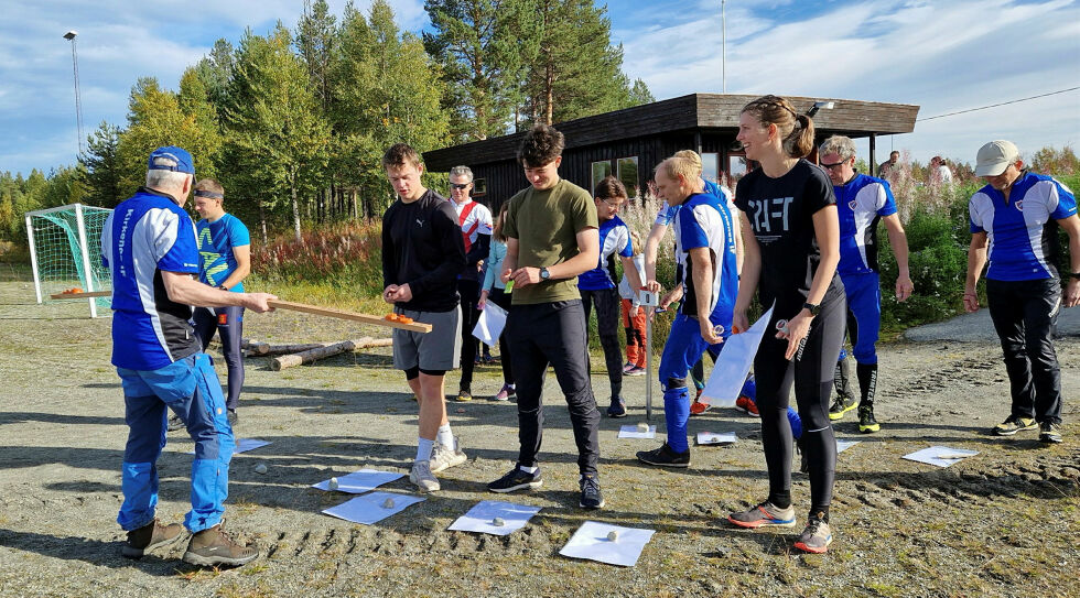 Deltakerne er klare til start.
 Foto: Hill Haga