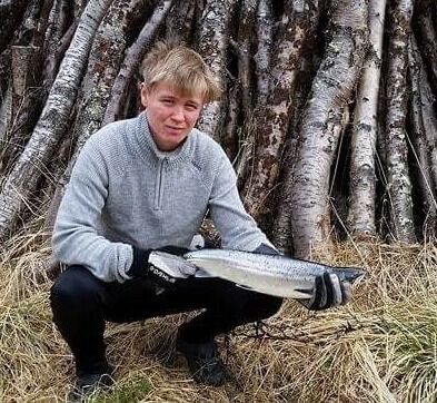 Jonas tok sesongens første laks