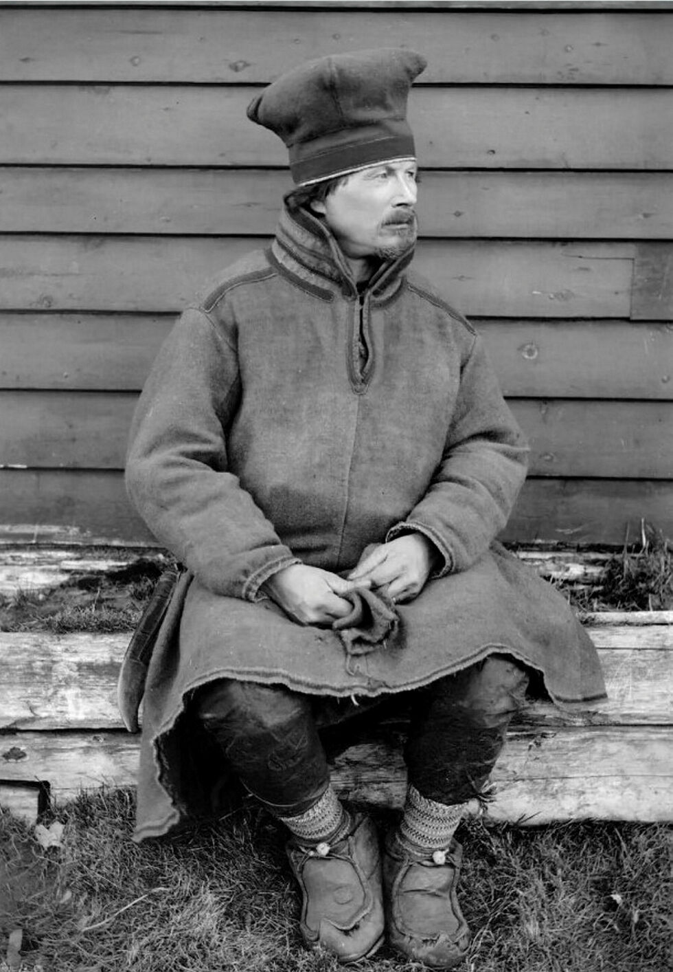 Bibeloversetteren Lars Hætta (1834-1896).
 Foto: Sophus Tromholt