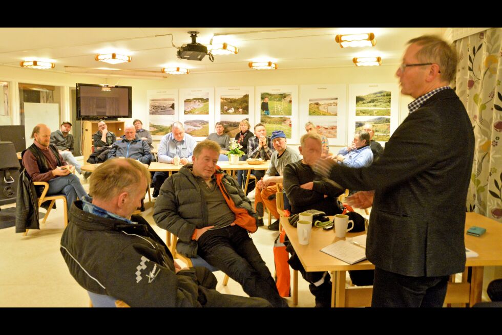 Bilde fra folkemøtet i Billefjord.
 Foto: Sonja E Andersen