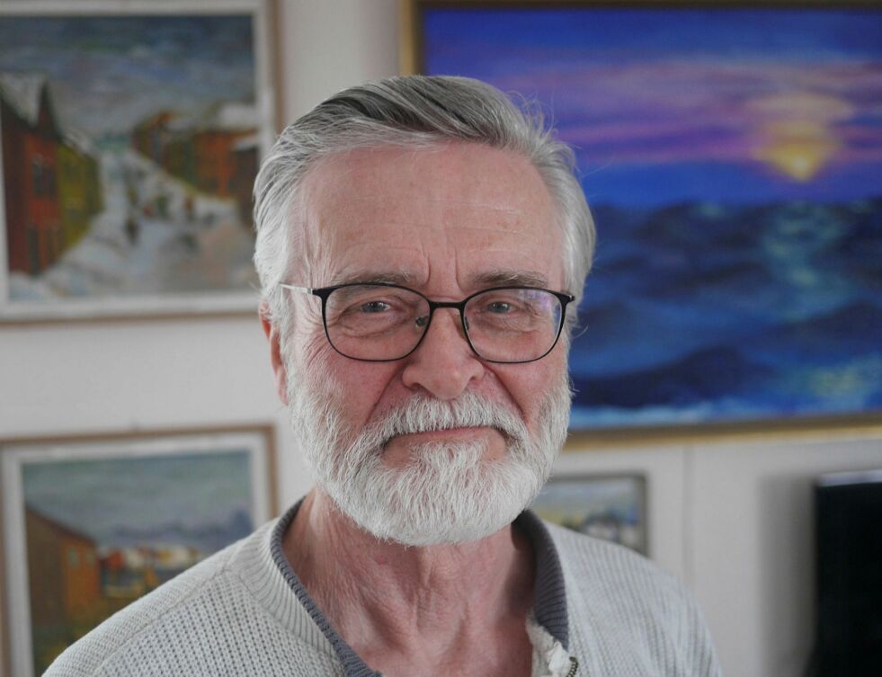 Knut H.Halseth har ledet arbeid med fiskekultivering på Magerøya i over 40 år. Han sier seg godt fornøyd med ståa for fiskevannene på øya.
 Foto: Geir Johansen