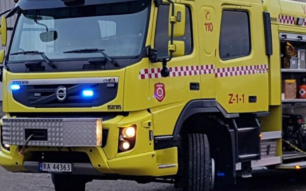 Savnet etter hyttebrann