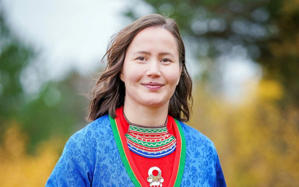 Sametingsråd Maja Kristine Jåma (NSR).
 Foto: Ørjan M. Bertelsen