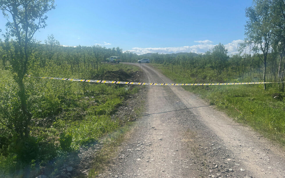 Politiet har saumfart store områder ved Smalfjordvann i forbindelse med saken.
 Foto: Birgitte Wisur Olsen