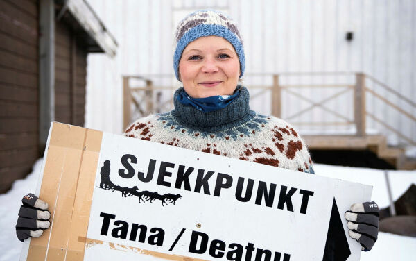 Folkefest ved Tana bru